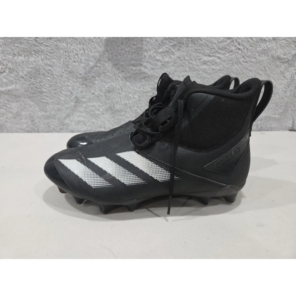 adidas ADIZERO Chaos Lineman Football Cleats Men's sz 9 Black If5116